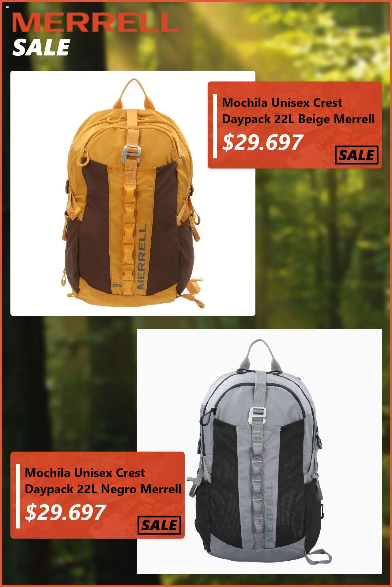 Merrell ofertas  │ válido desde el 05.08.2025 | Página: 5 | Productos: Mochila