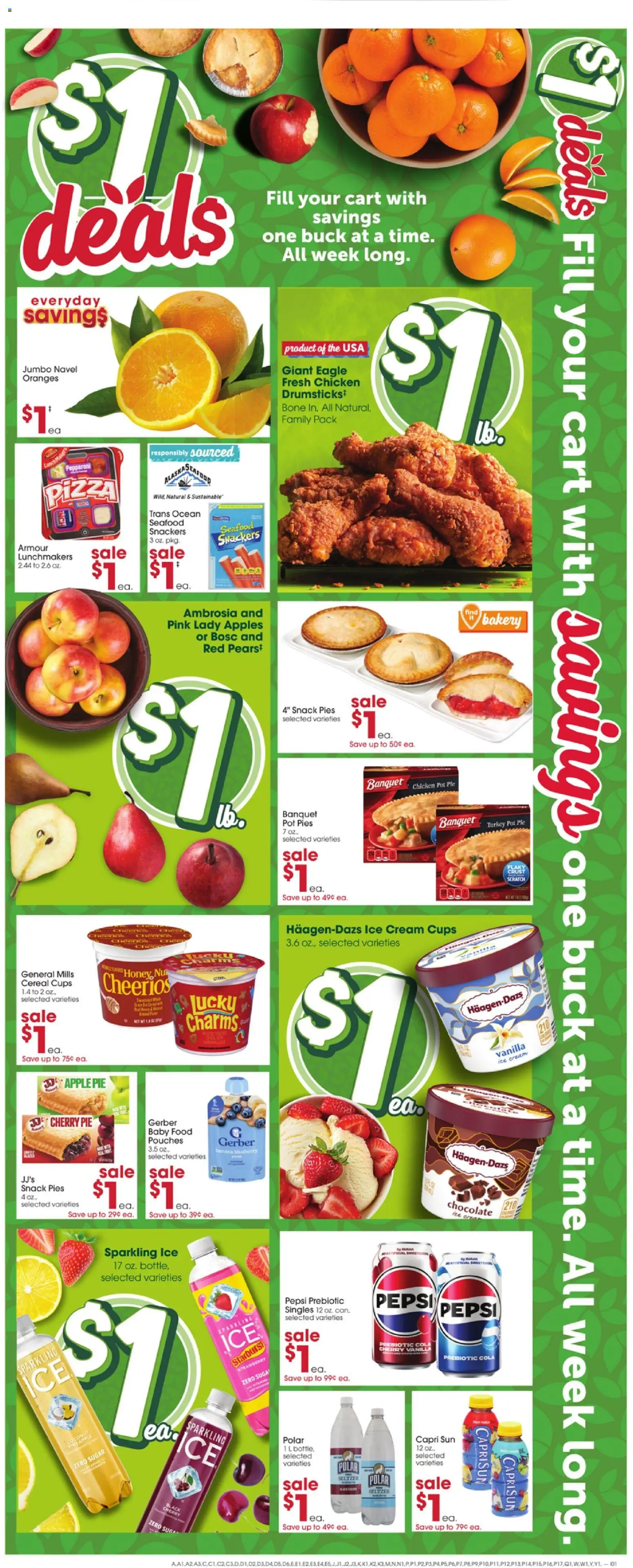 Giant Eagle Weekly Ad - valid from 09.04.2026 | Page: 2 | Products: Bakery, Ice cream, Seafood, Apple Pie