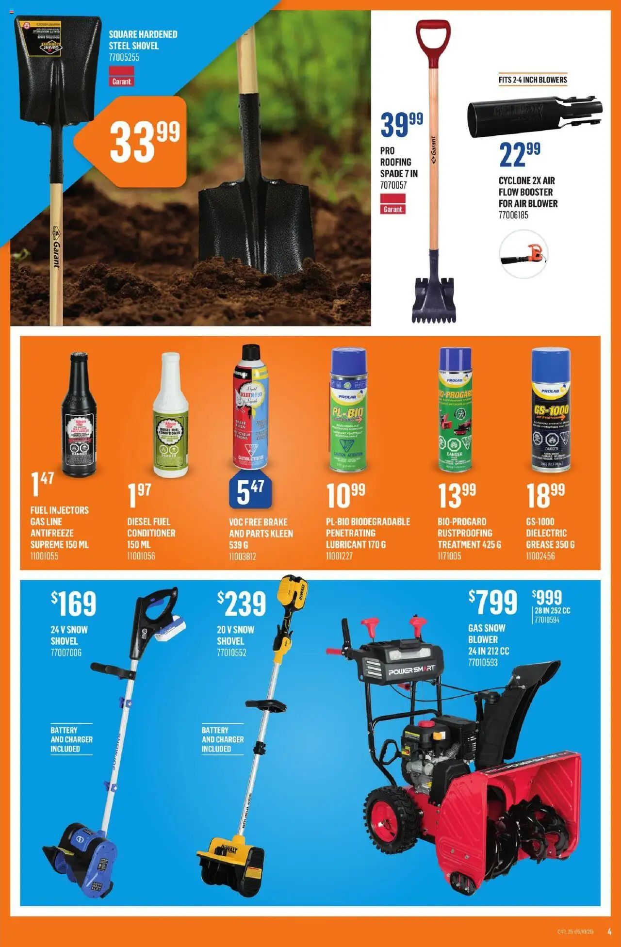 Canac flyer valid from 16.10.2025 | Page: 4 | Products: Conditioner, Battery