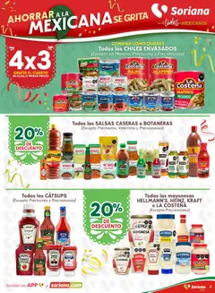 Nuevas ofertas de Soriana válidas en toda la República Mexicana desde el 10.09.2025. ¡Encuentra las mejores ofertas en Soriana - Ahorrar a la mexicana se grita Soriana Híper Nacional! | Página: 3