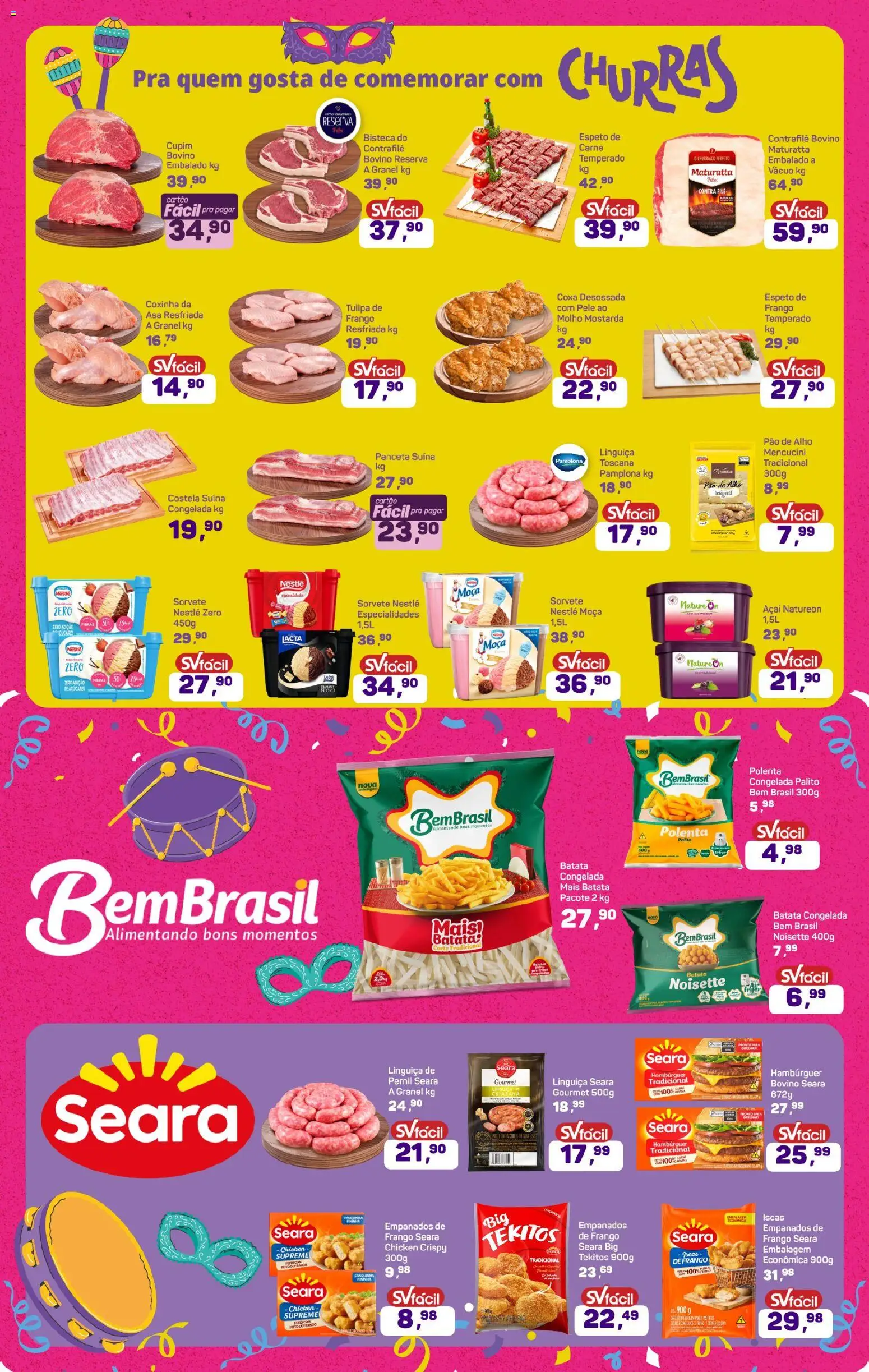 Supermercados São Vicente Folheto - válido de 06.02.2026 | Página: 5 | Produtos: Pao de alho, Pernil, Pão, Frango