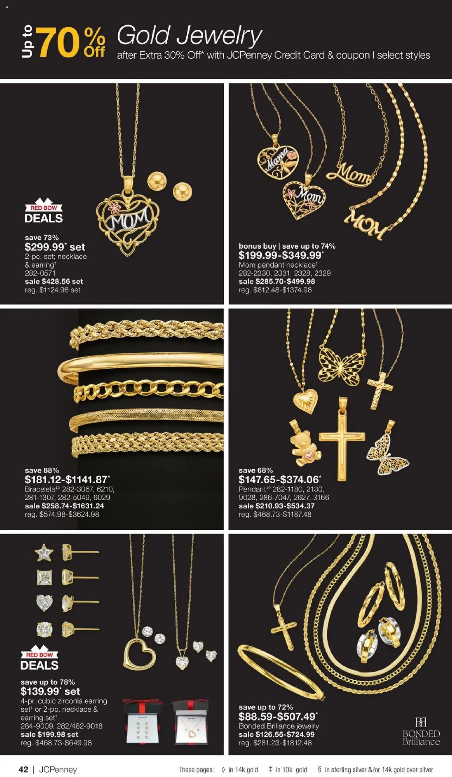 JCPenney Mother’s Day Jewelry Sale - valid from 09.04.2026 | Page: 41 | Products: Bow