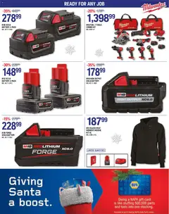 Preview of NAPA Auto Parts weekly flyer from shop NAPA Auto Parts valid from 13.11.2025 | Page: 4 | Products: Battery, Hoodie
