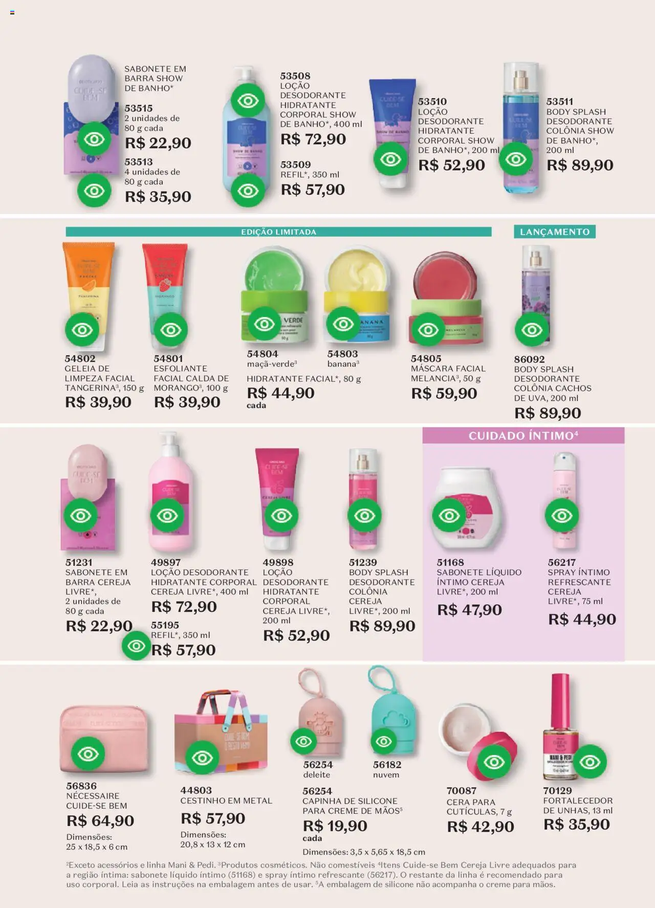 O Boticário Folheto - válido de 11.08.2025 | Página: 35 | Produtos: Desodorante, Geleia, Body, Sabonete líquido