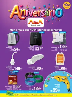 Milium - Ofertas Aniversário - Pré-Visualização do folheto da loja Milium, válido de 01.07.2025