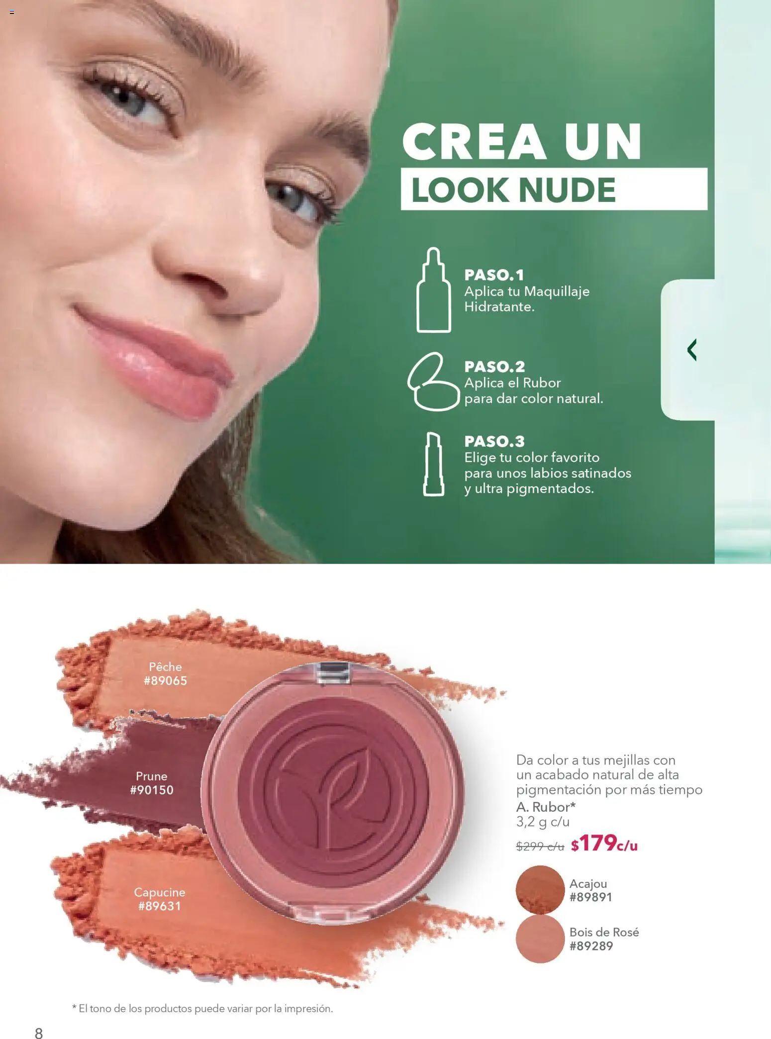 Nuevas ofertas de Yves Rocher válidas en toda la República Mexicana desde el 10.02.2026. ¡Encuentra las mejores ofertas en Yves Rocher campaña 3 2026! | Página: 8 | Productos: Maquillaje, Rubor