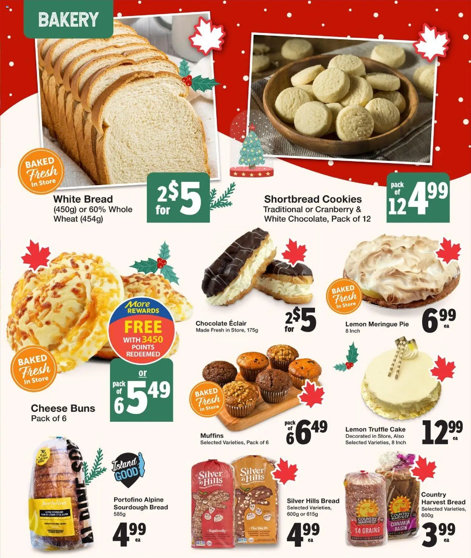 Quality Foods flyer valid from 11.12.2025 | Page: 7 | Products: Cookies, Bakery, Cheese, Chocolate