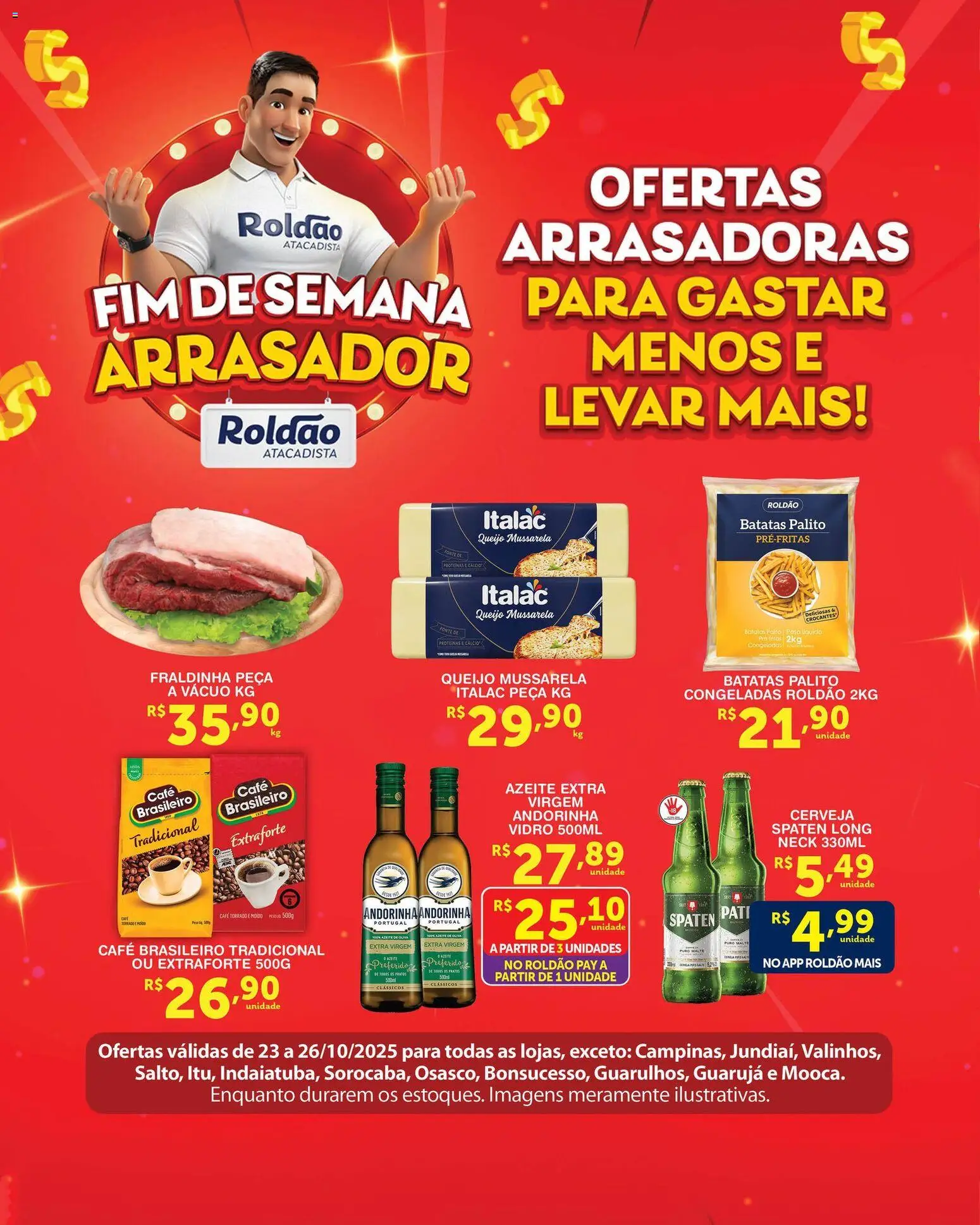 Roldão Folheto - válido de 23.10.2025 | Página: 2 | Produtos: Café, Cerveja, Cálcio, Azeite