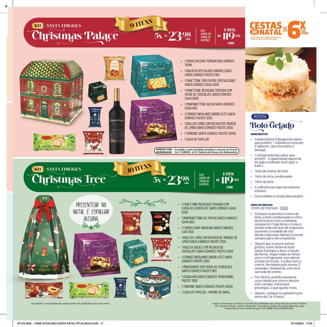 Super Muffato Folheto - válido de 13.10.2025 | Página: 17 | Produtos: Cereja, Bolo, Creme de leite, Leite condensado