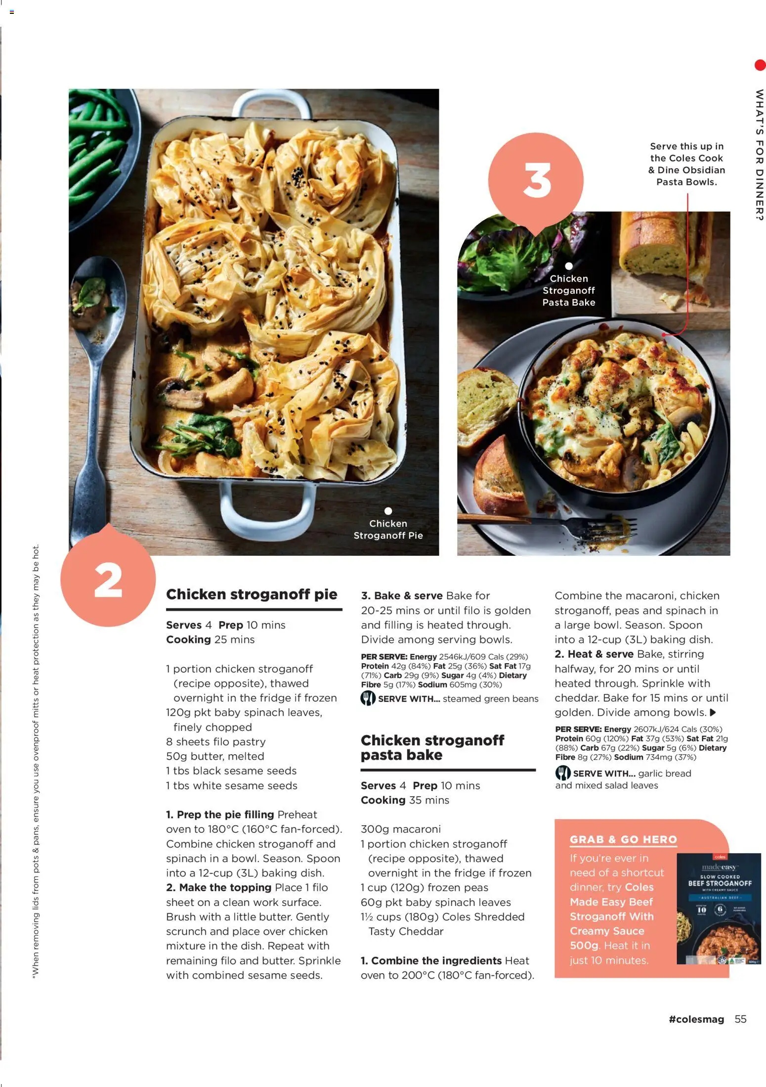 Coles catalogue - valid from 02.04.2026 | Page: 55 | Products: Pasta, Salad, Sauce, Oven