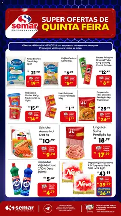 Semar Supermercado - Ofertas Super Quinta - Pré-Visualização do folheto da loja Semar Supermercado, válido de 14.08.2025