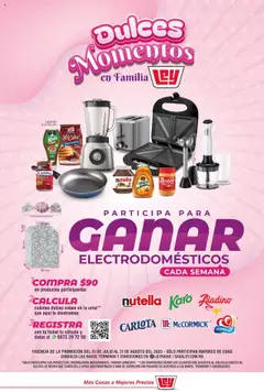 Vista previa de Casa Ley folleto Dulces Momentos, nuevo folleto de la tienda, válido en México a partir del 01.07.2025
