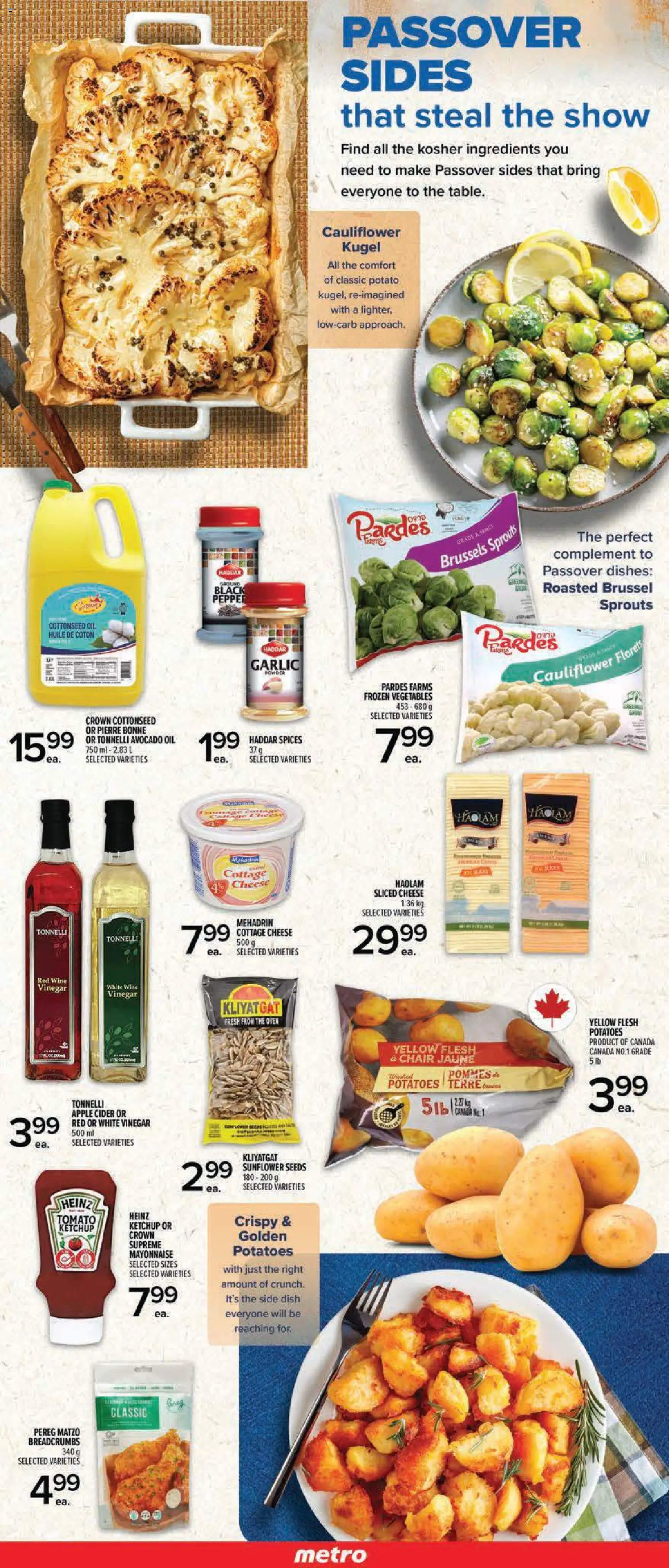 Metro flyer valid from 05.03.2026 | Page: 3 | Products: Potatoes, Oven, Cheese, Oil