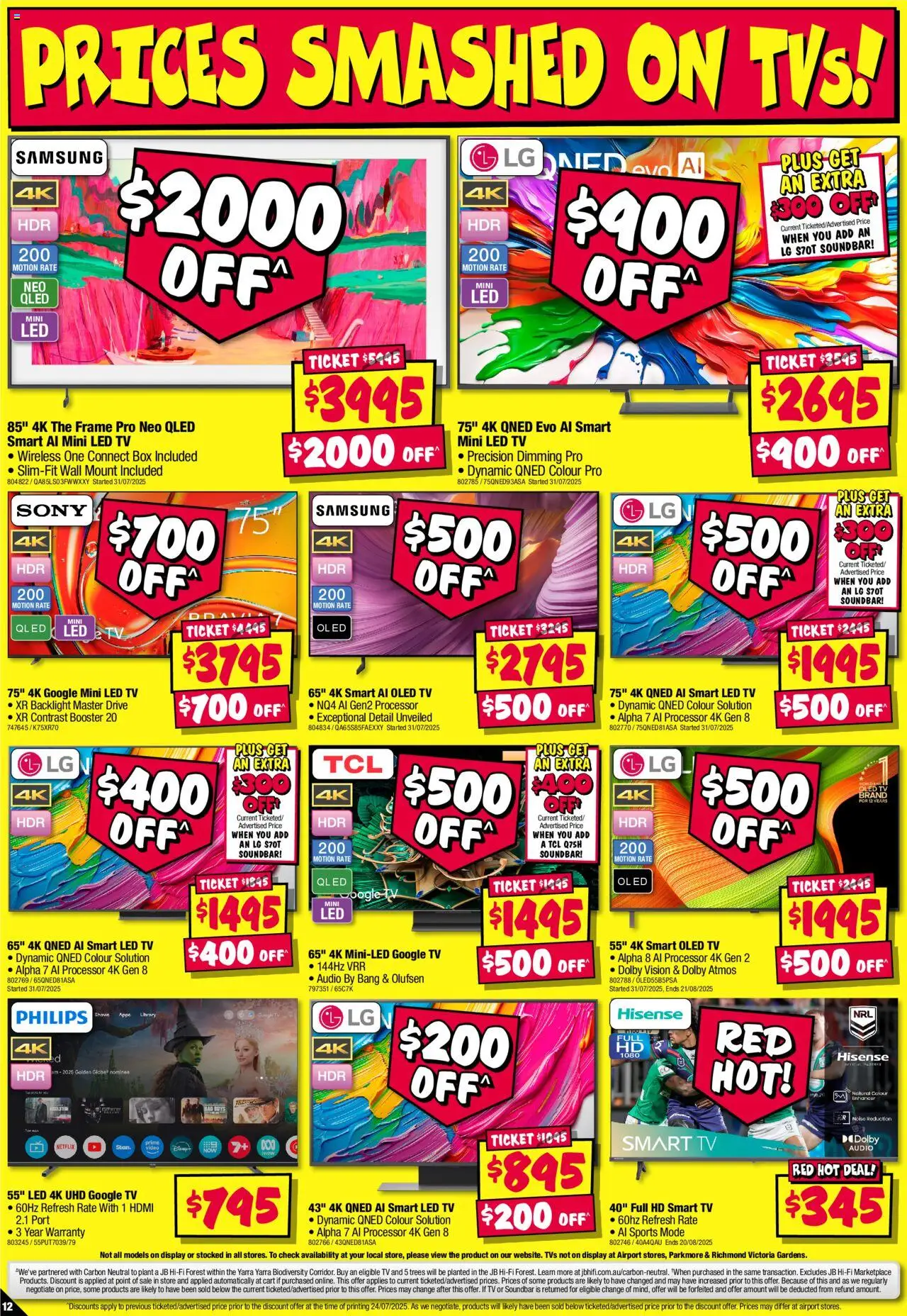 JB Hi-Fi catalogue - valid from 07.08.2025 | Page: 12 | Products: Box, Plant, Cart, Audio