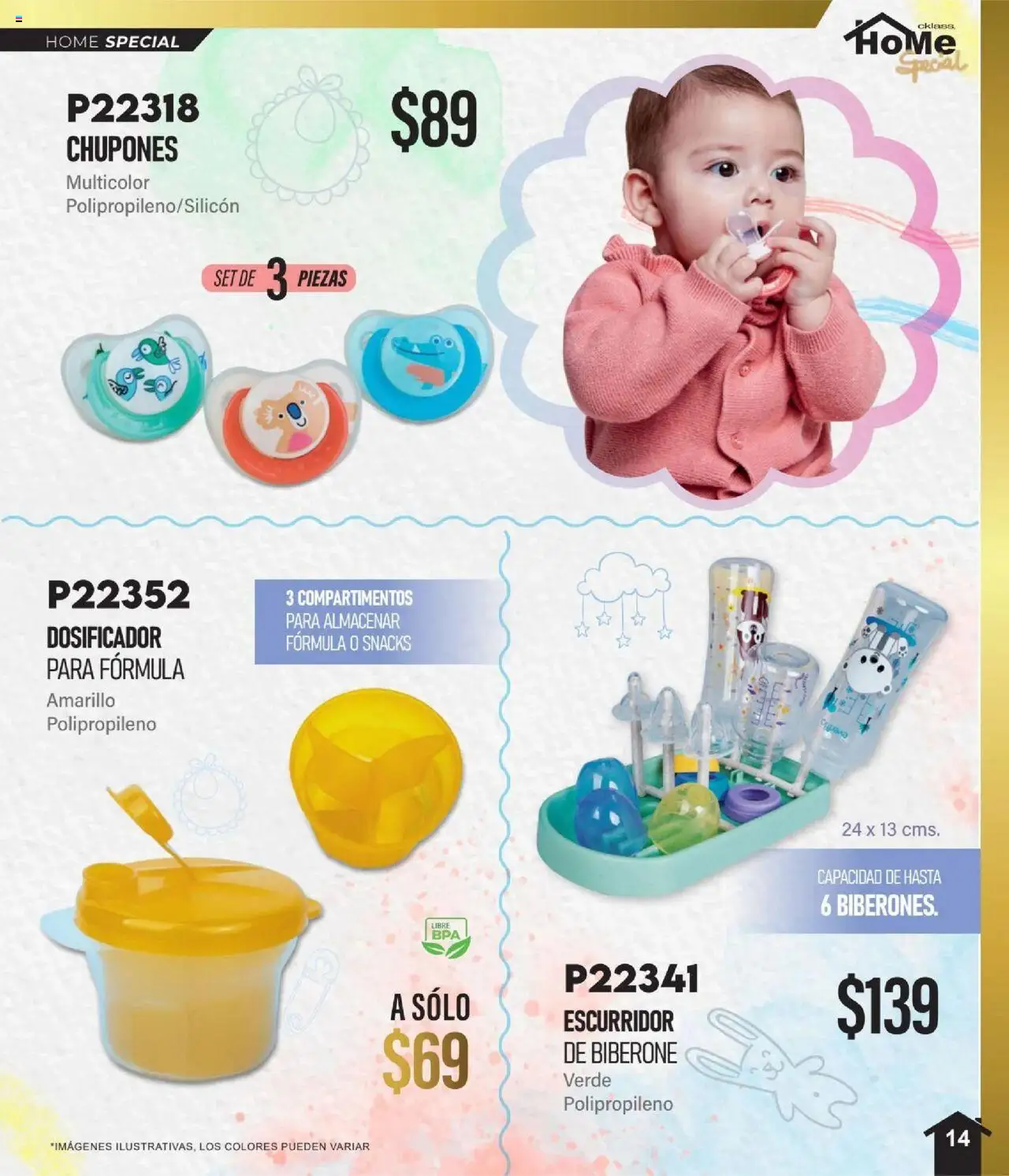 Nuevas ofertas de Cklass válidas en toda la República Mexicana desde el 01.10.2025. ¡Encuentra las mejores ofertas en Cklass - Catálogo Especial Home! | Página: 15 | Productos: Escurridor
