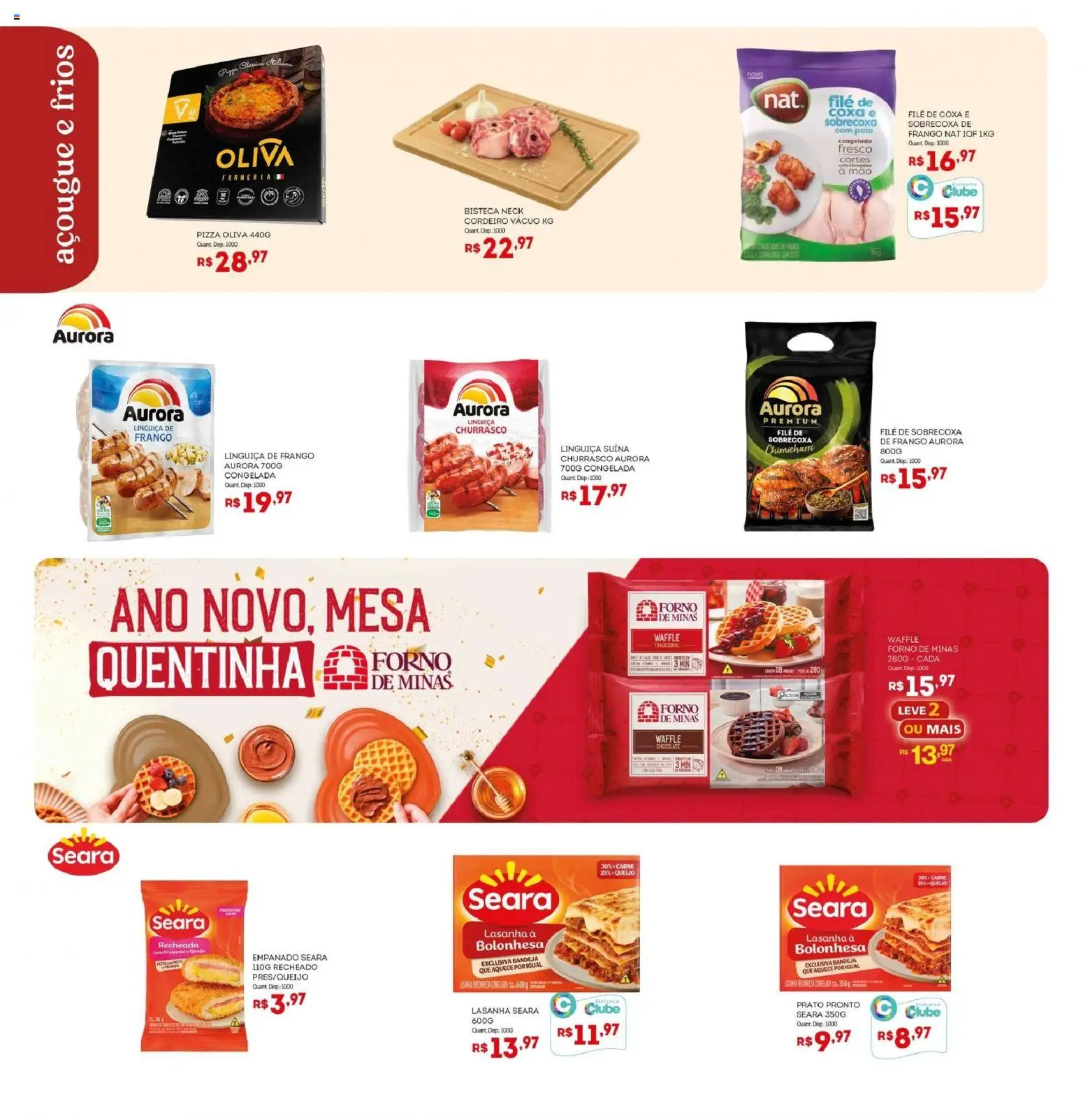 Bistek Supermercados Folheto - válido de 14.01.2026 | Página: 12 | Produtos: Forno, Linguiça, Presunto, Lasanha
