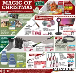 Preview of Menards weekly ads valid from 10.12.2025