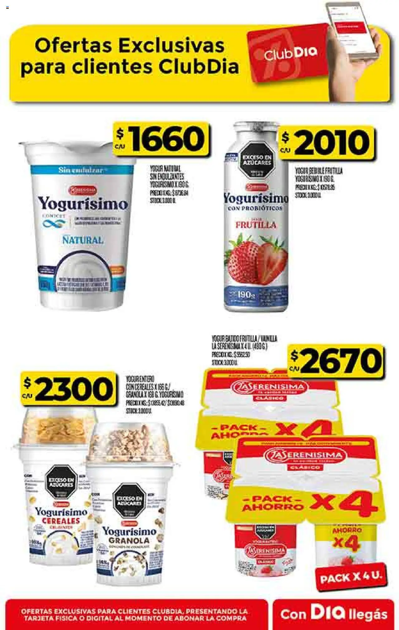 Supermercado DIA Ofertas │ válido desde el 06.08.2025 | Página: 42 | Productos: Frutilla, Yogur, Cereales