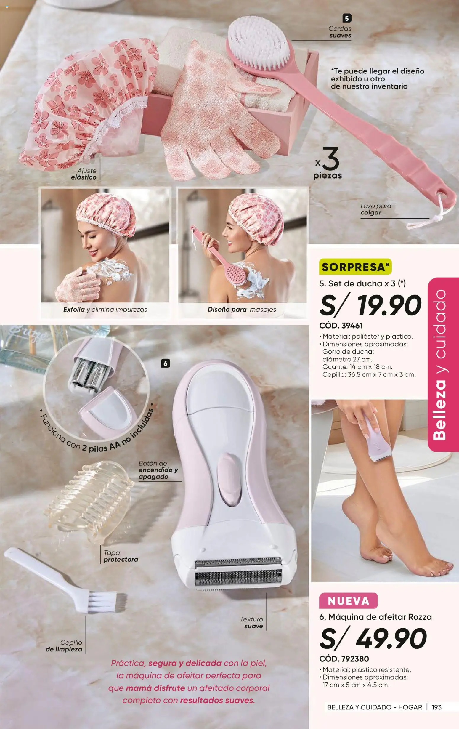 Catálogo Azzorti válido desde 14.04.2026 | Página: 197 | Productos: Ducha, Maquina de afeitar