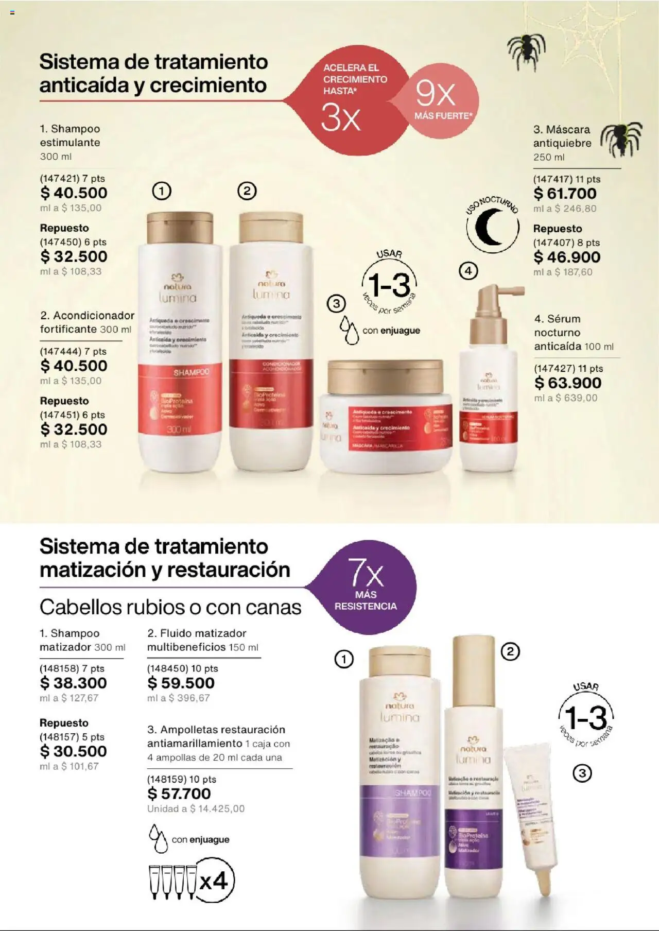Natura revista - valida desde el 03.09.2025 | Página: 132 | Productos: Serum, Caja, Máscara, Acondicionador