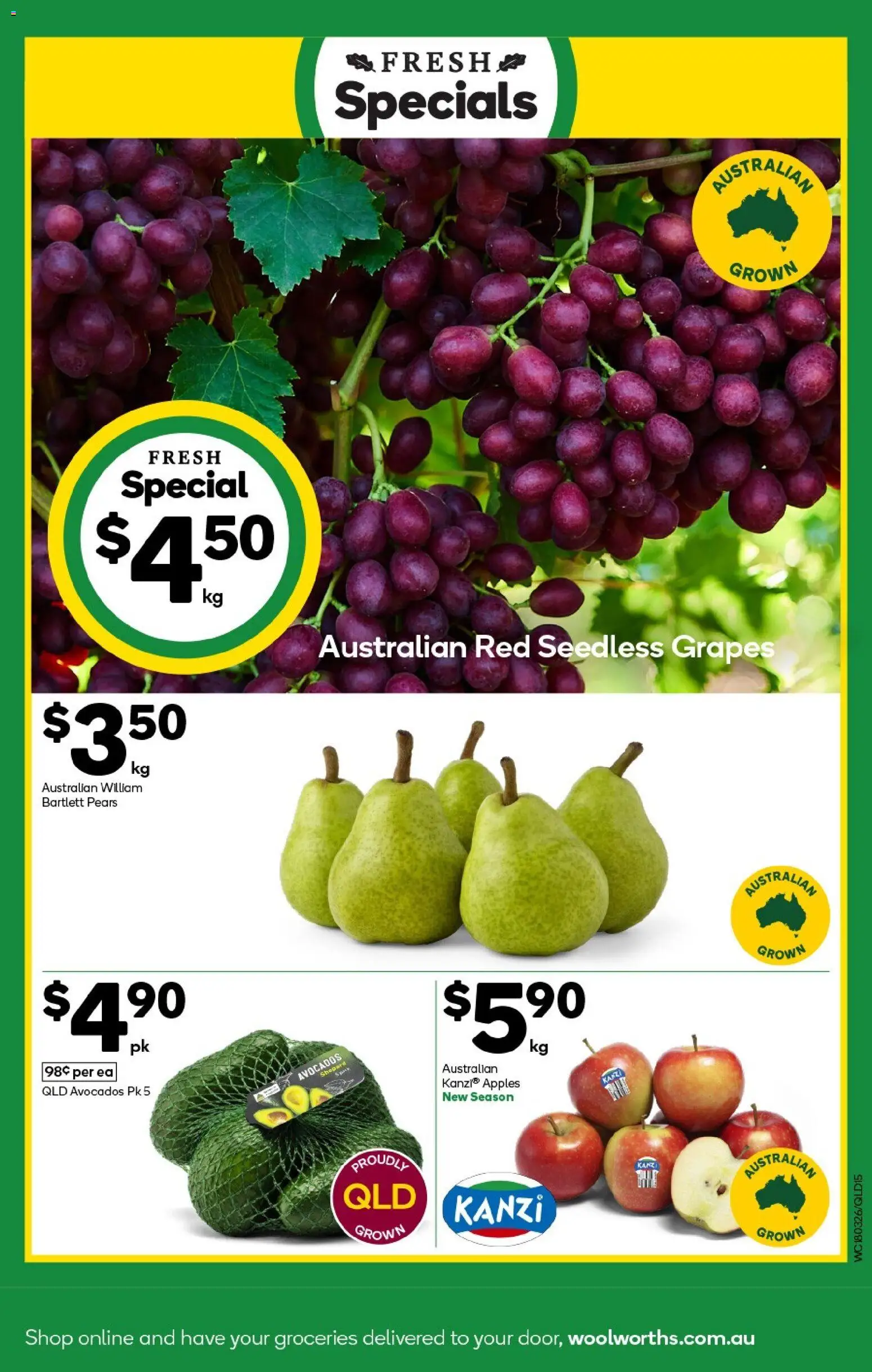 Woolworths catalogue - valid from 18.03.2026 | Page: 15 | Products: Apples, Grapes