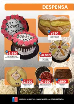 Letak Cugat válido desde el 09.02.2026 | Página: 9 | Productos: Torta, Panadería, Pan, Crema