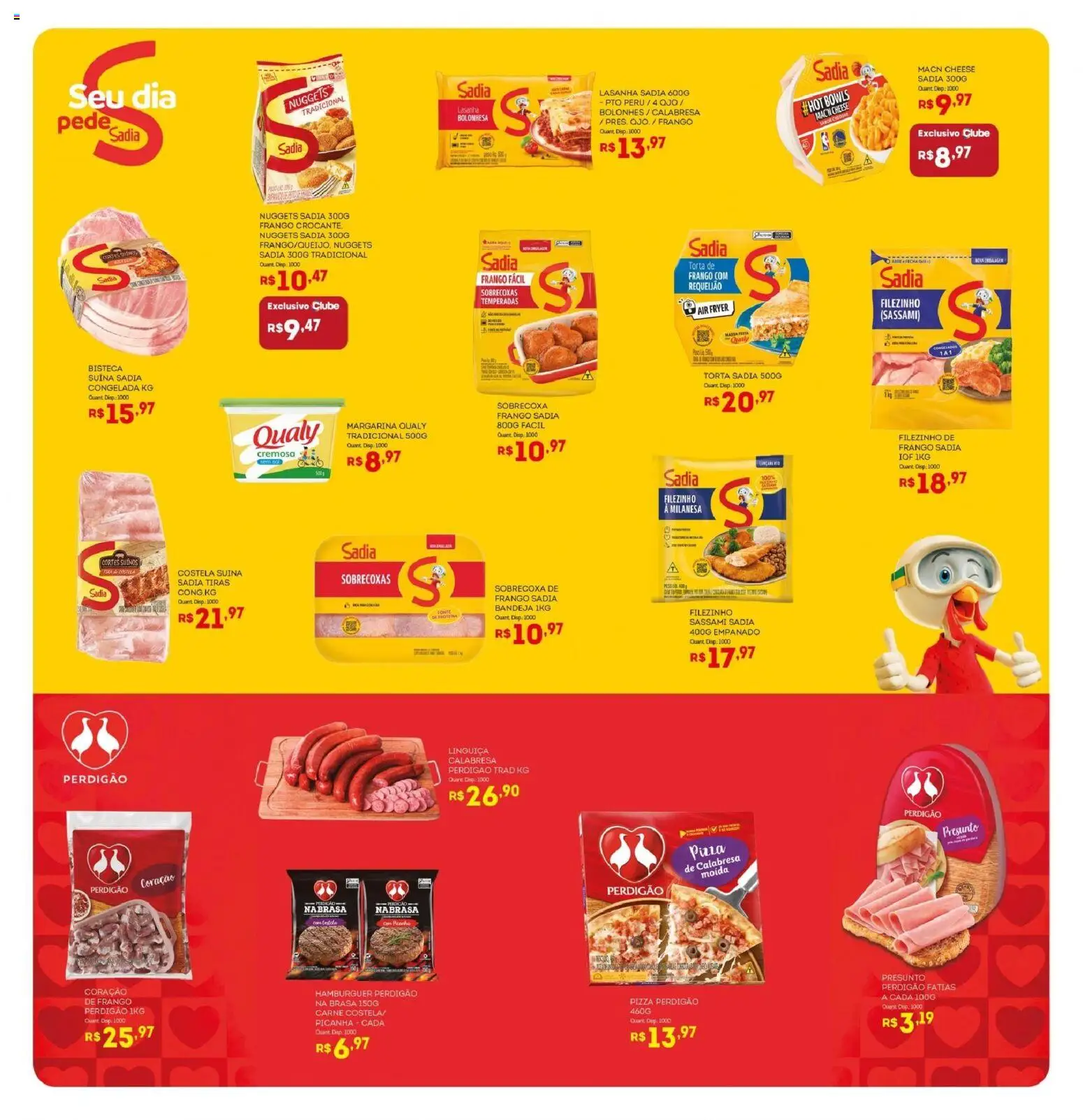 Bistek Supermercados Folheto - válido de 08.04.2026 | Página: 9 | Produtos: Air fryer, Presunto, Pizza, Requeijão
