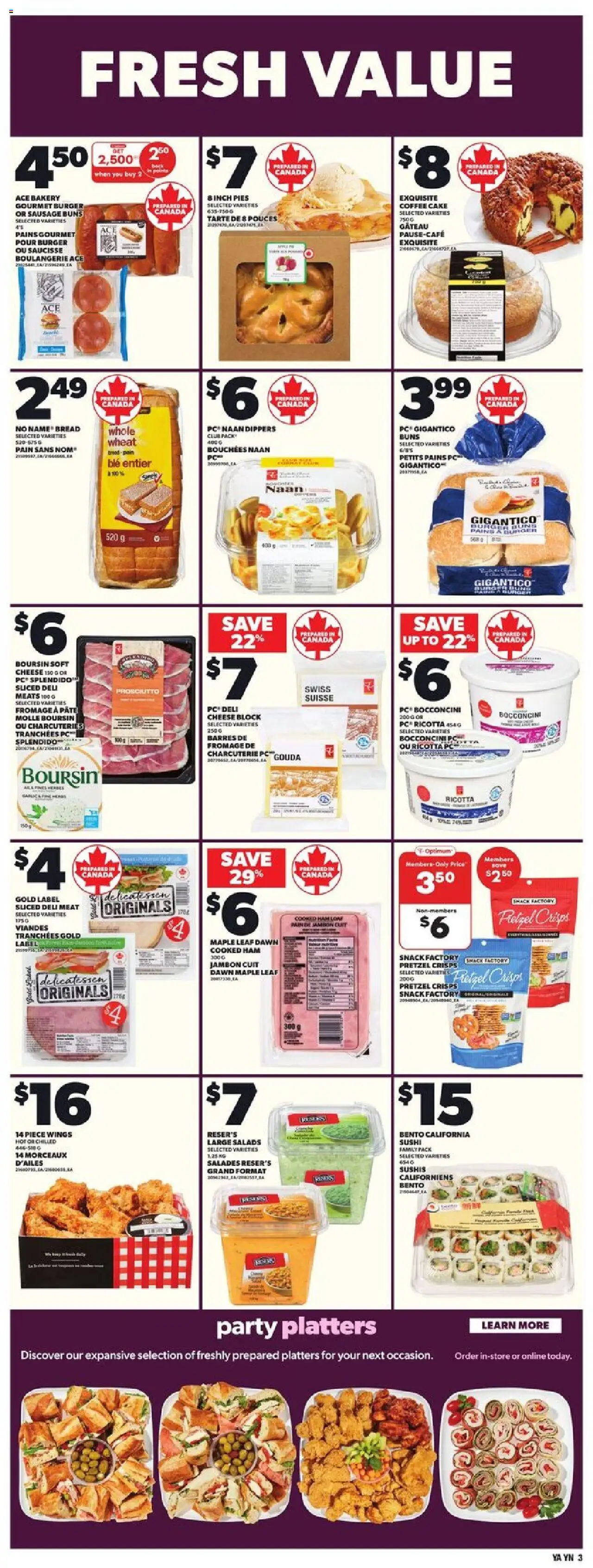 Independent Grocer flyer valid from 31.07.2025 | Page: 6 | Products: PC, Cheese, Coffee, Ham