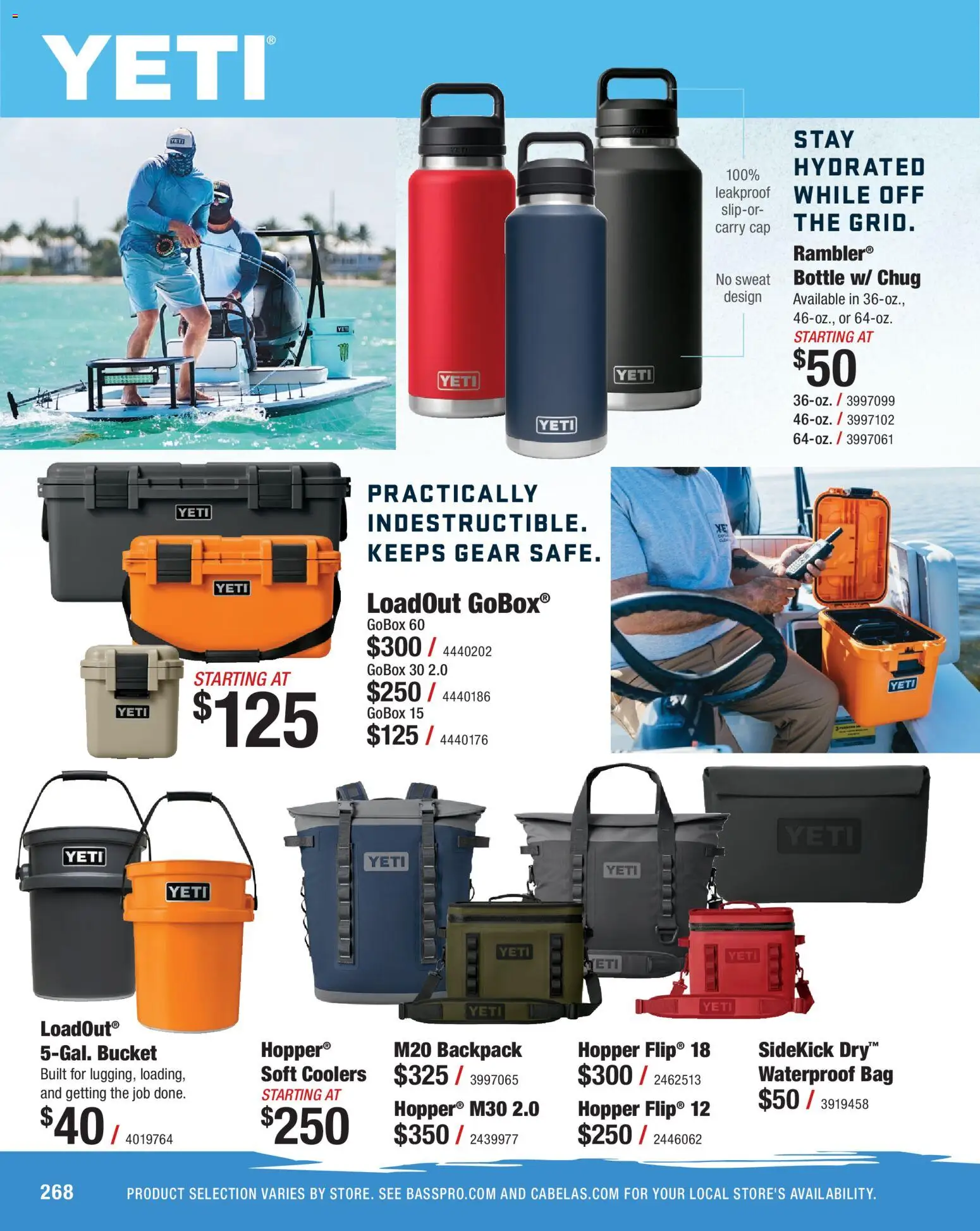 Cabela's Saltwater Specialist 26 - valid from 15.12.2025 | Page: 268 | Products: Backpack, Cap, Bag