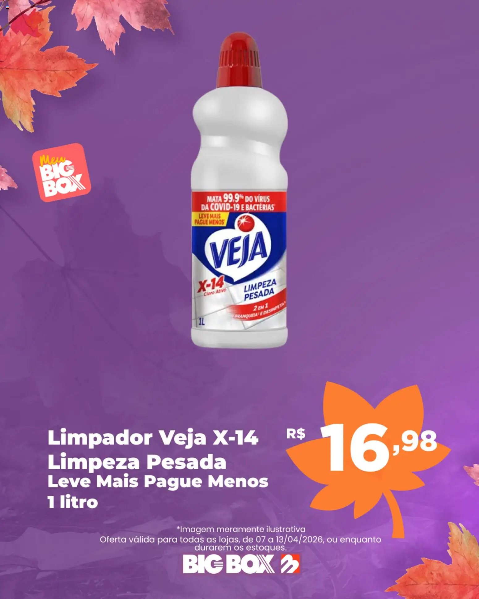 Big Box Folheto - válido de 07.04.2026 | Página: 6 | Produtos: Cloro