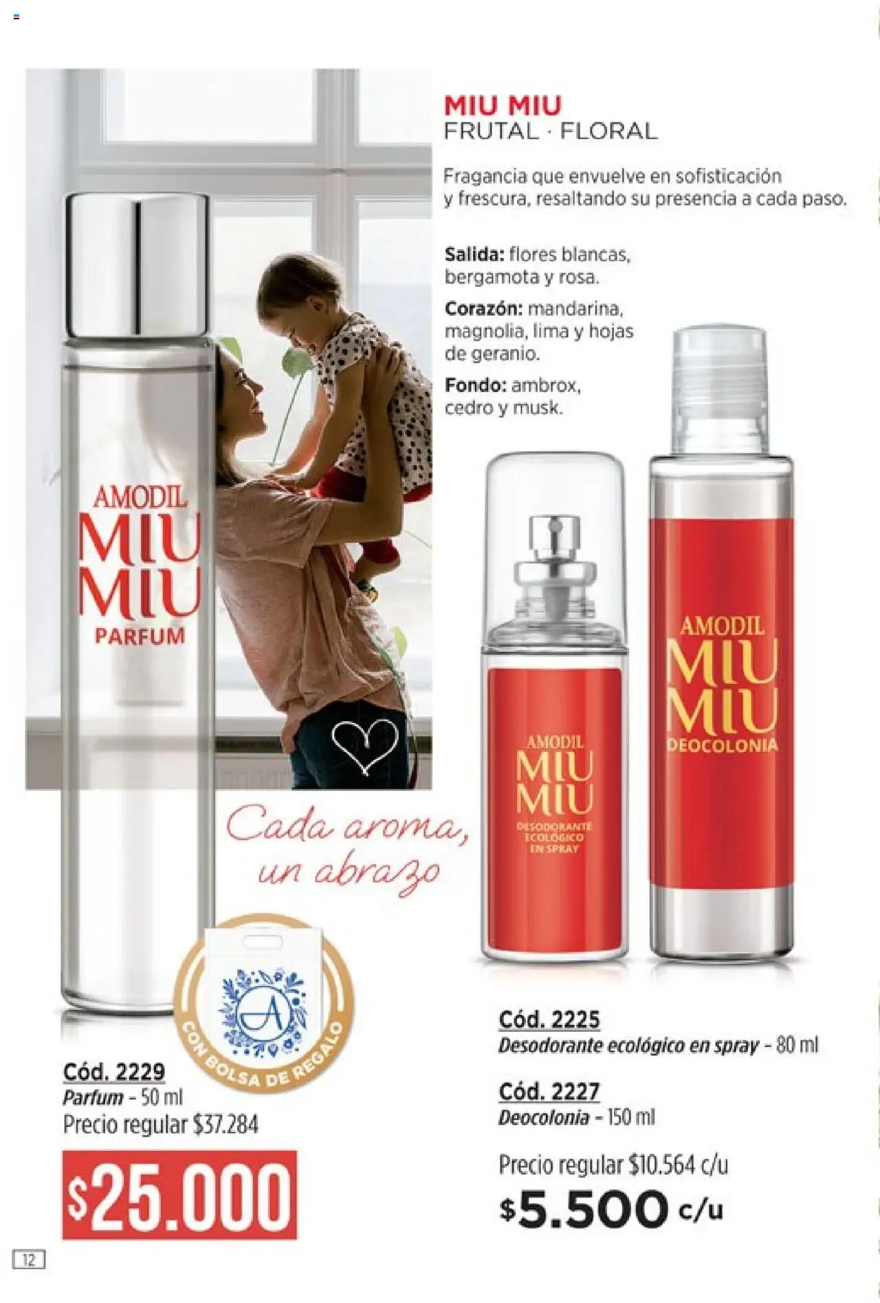 Catálogo Amodil Campaña 14 │ válido desde el 19.08.2025 | Página: 12 | Productos: Fragancia, Lima, Desodorante