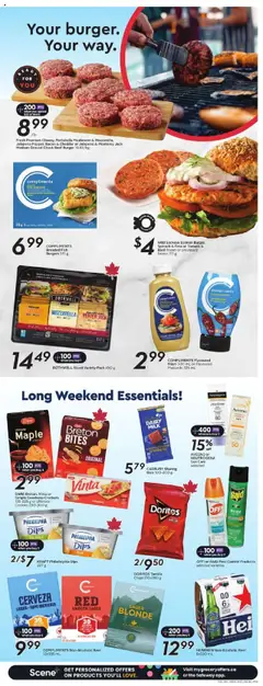 Safeway flyer valid from 31.07.2025 | Page: 6 | Products: Chips, Cookies, Milk, Beer