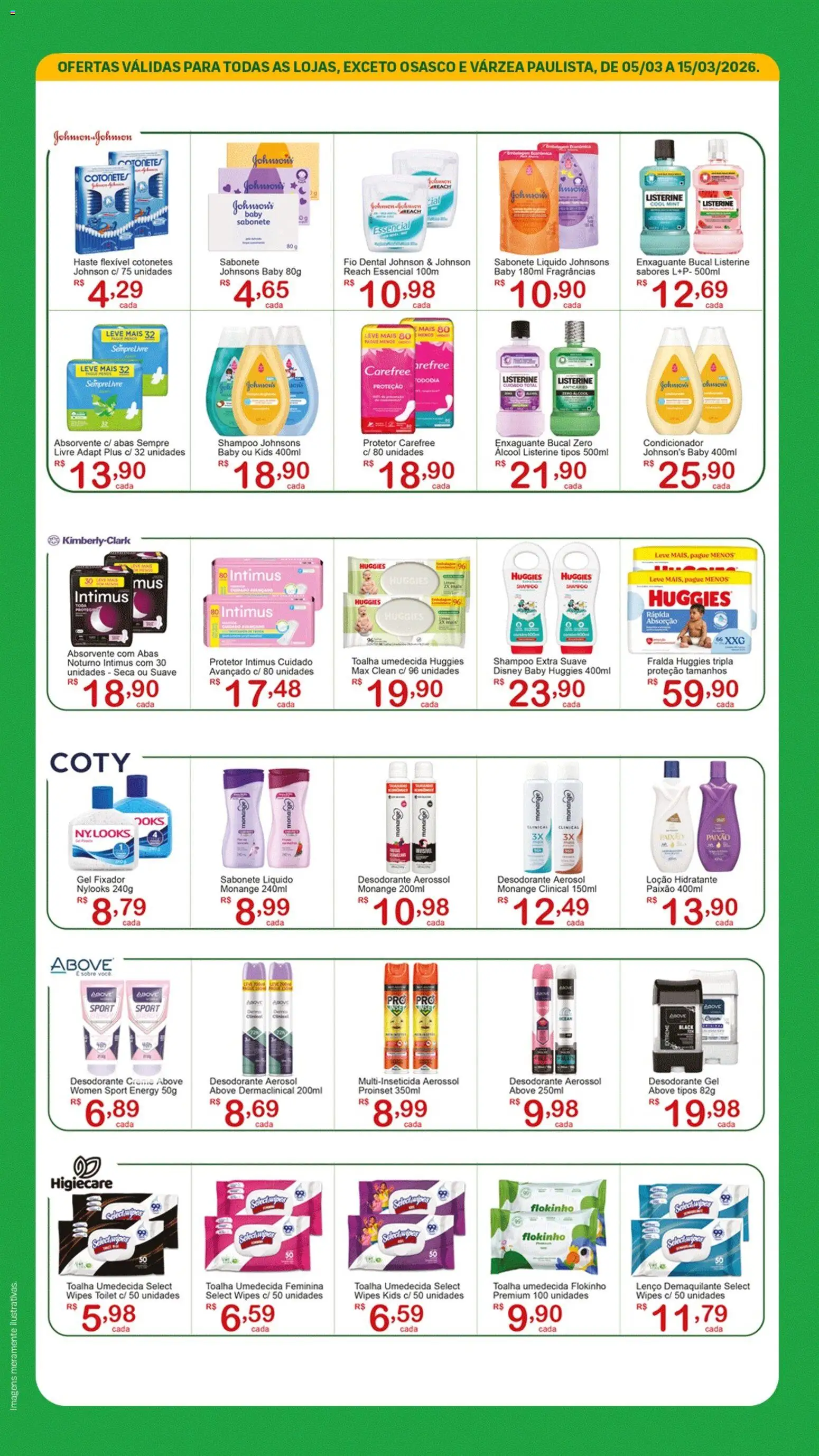 GIGA Atacado Folheto - válido de 05.03.2026 | Página: 3 | Produtos: Shampoo, Condicionador, Enxaguante bucal, Demaquilante