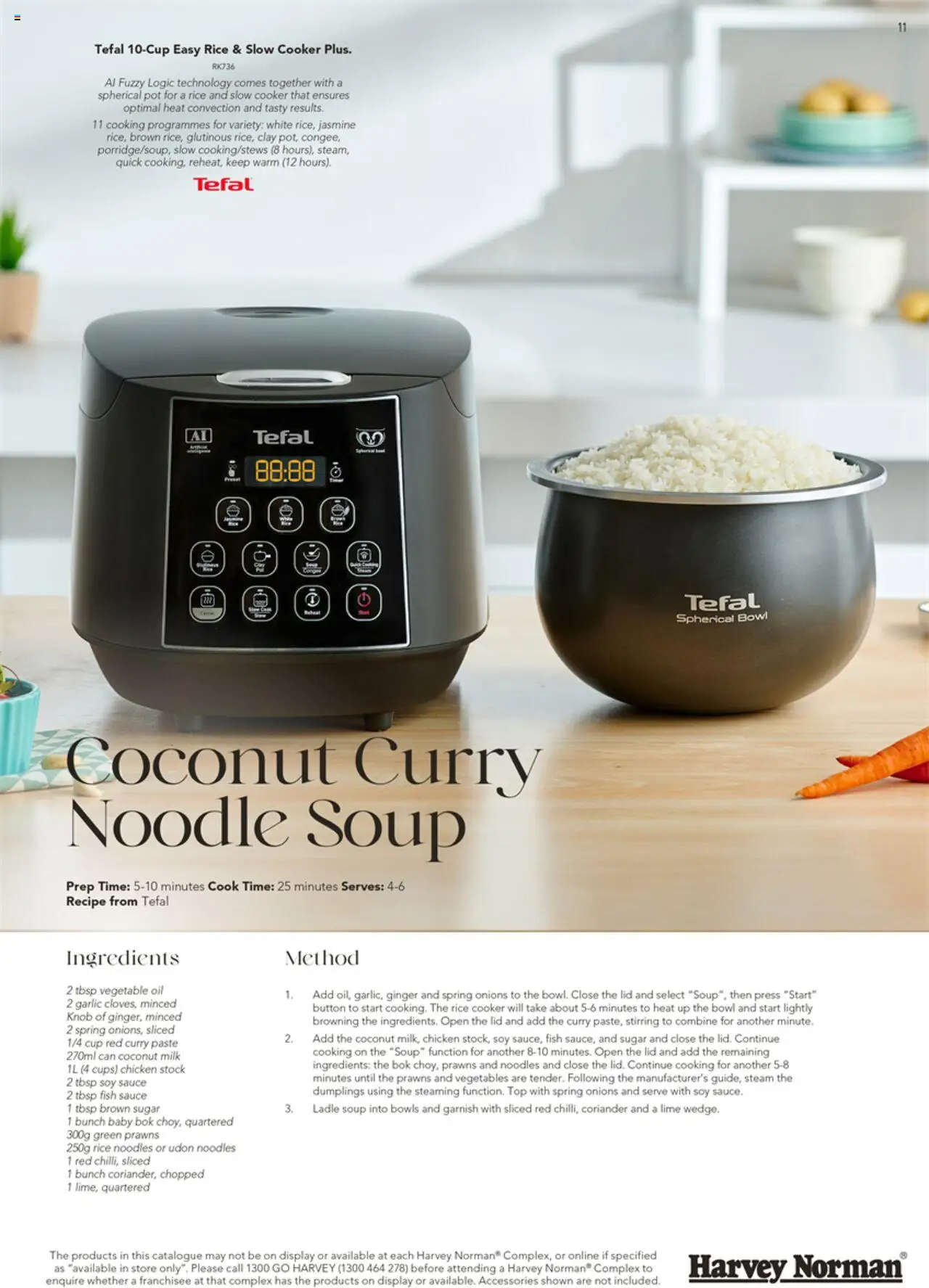 Harvey Norman catalogue - valid from 01.07.2025 | Page: 11 | Products: Rice, Clay, Rice cooker, Press