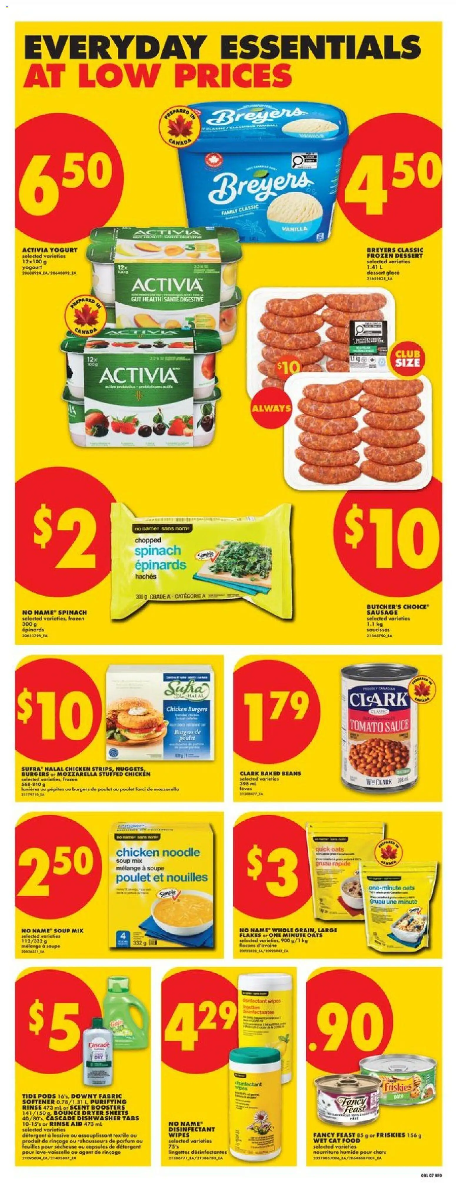 No Frills flyer valid from 09.04.2026 | Page: 13 | Products: Dryer, Dishwasher, Detergent, Chicken