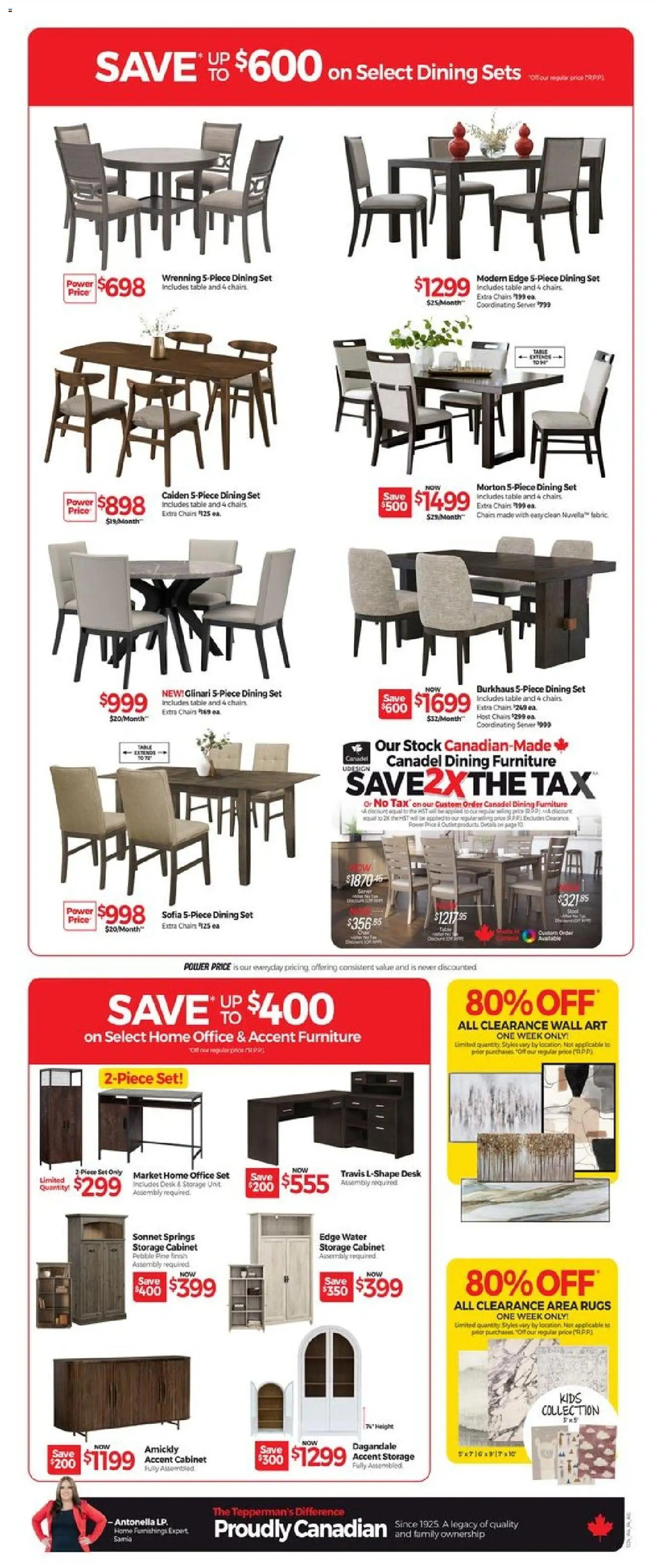 Tepperman's flyer valid from 26.12.2025 | Page: 5 | Products: Table, Cabinet
