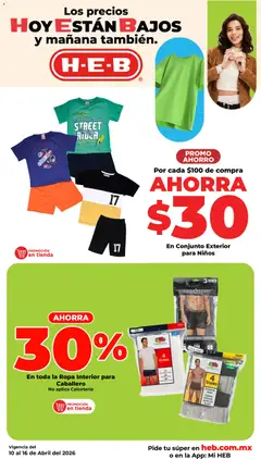 Vista previa de H-E-B folleto, nuevo folleto de la tienda, válido en México a partir del 10.04.2026 | Página: 14