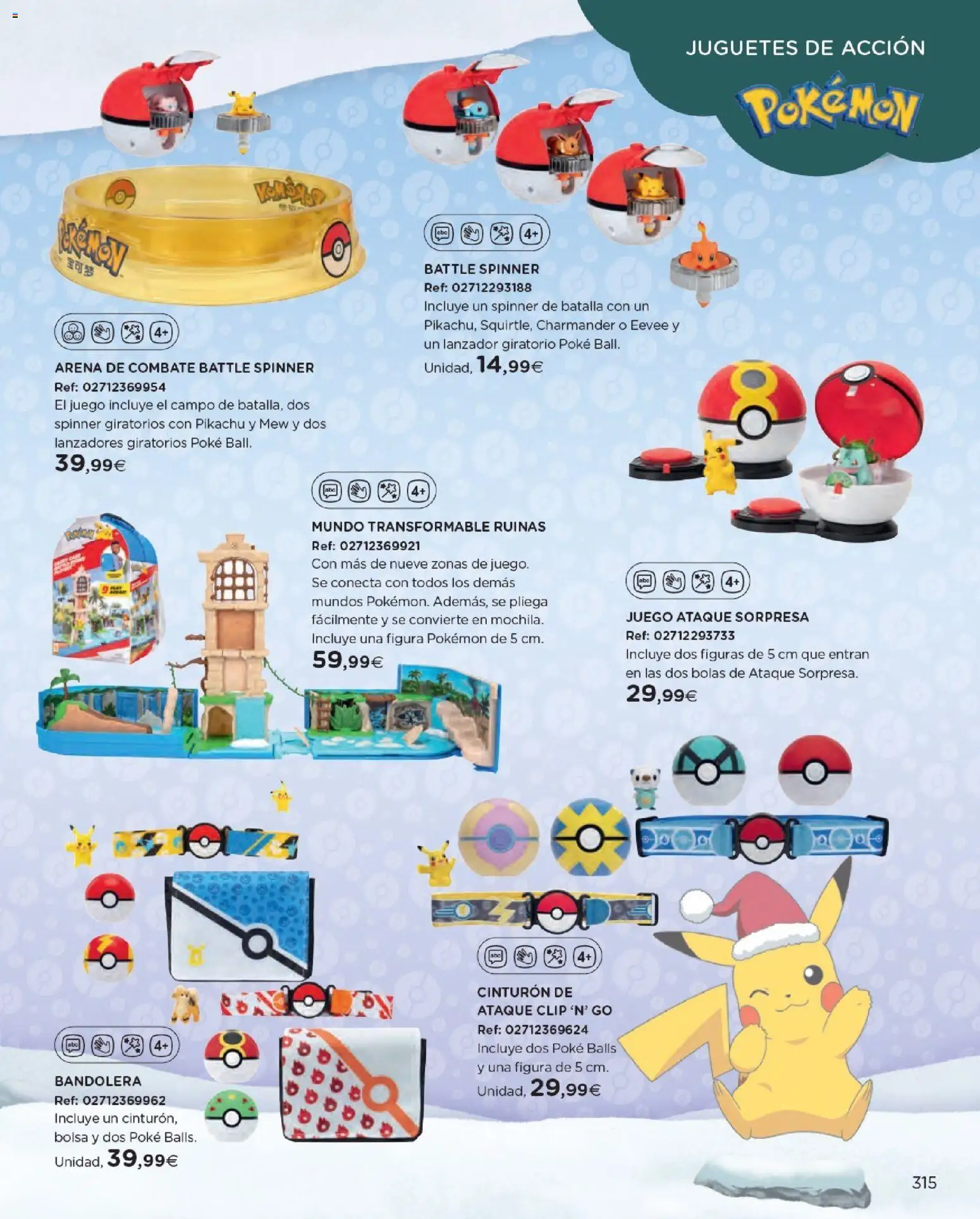 Nuevas ofertas de El Corte Inglés válidas en toda la República Mexicana desde el 27.10.2025. ¡Encuentra las mejores ofertas en El Corte Inglés catálogo Juguetes! | Página: 315 | Productos: Cinturón, Bolsa, Juego