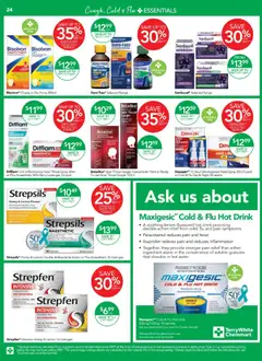 Preview of Terry White catalogue Aberglasslyn - valid from 16.04.2026 | Page: 24 | Products: Powder, Vodka, Lemon, Pain relief