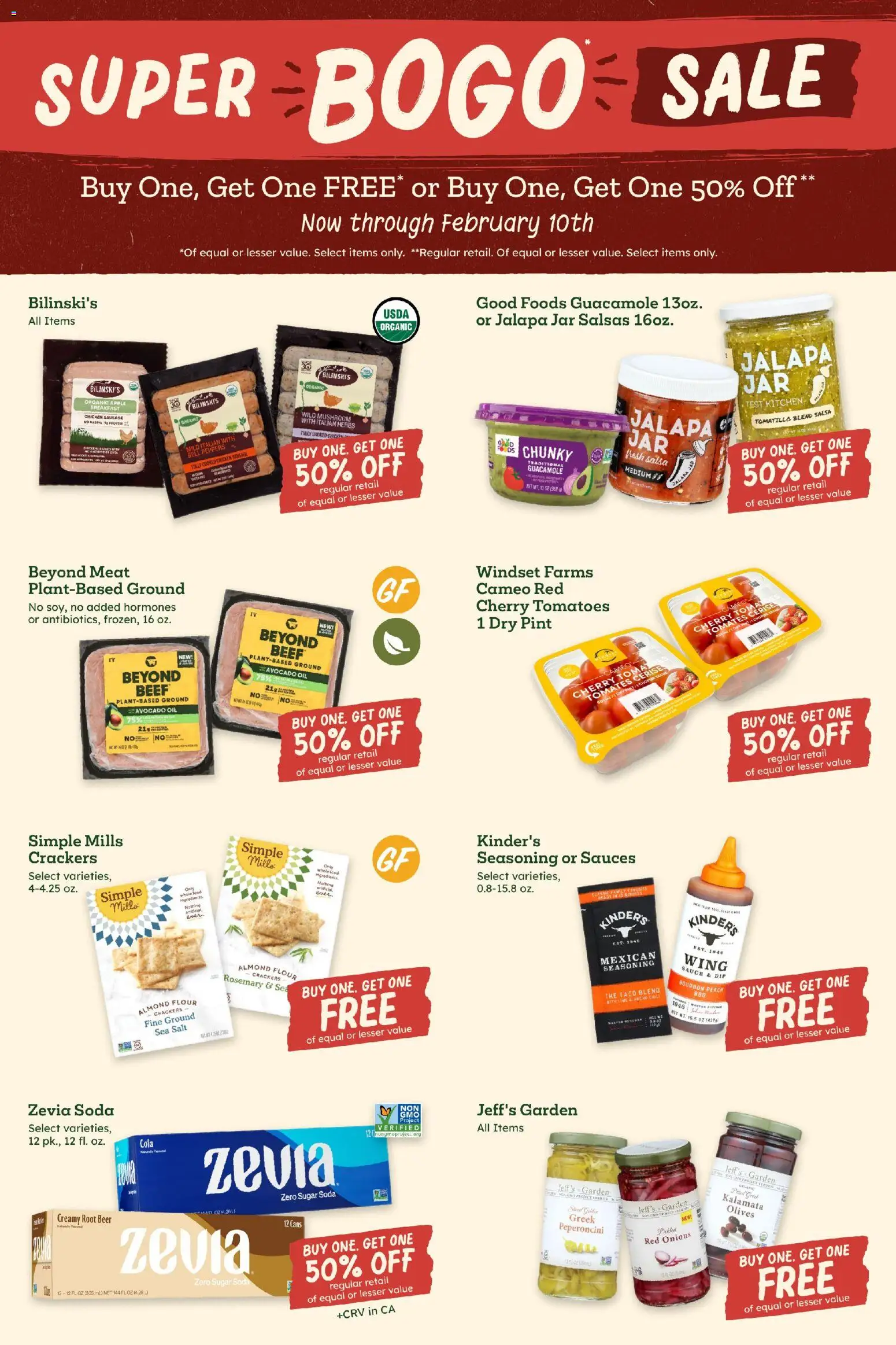 Sprouts Weekly Ad - valid from 04.02.2026 | Page: 6 | Products: Oil, Avocado, Sugar, Sausage