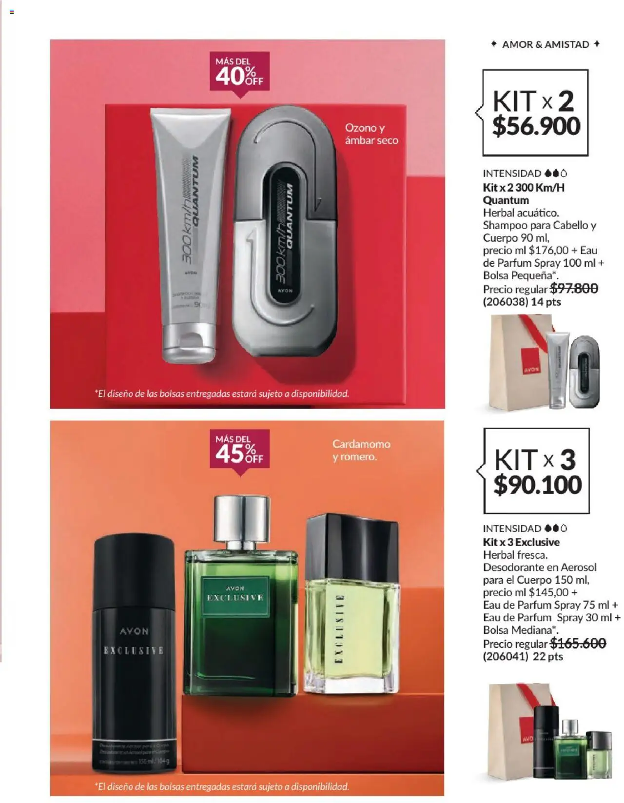 Avon revista - valida desde el 01.08.2025 | Página: 18 | Productos: Bolsa, Shampoo, Desodorante