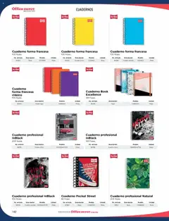 Vista previa de Office Depot catálogo 2025, nuevo folleto de la tienda, válido en México a partir del 09.01.2025 | Página: 144 | Productos: Cuadro, Cuaderno