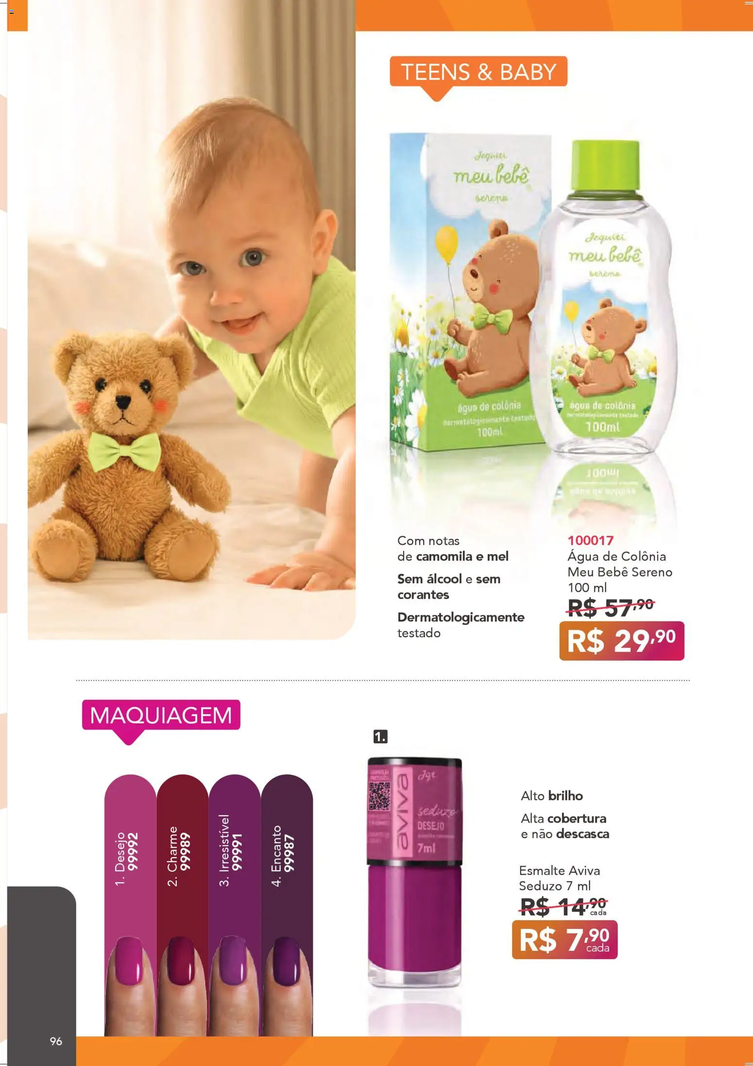 Jequiti Folheto - válido de 29.12.2025 | Página: 96 | Produtos: Maquiagem, Mel