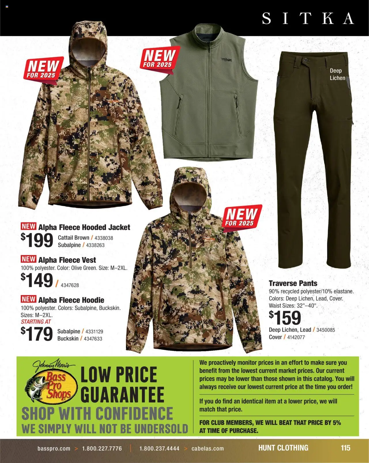 Cabela's Hunting Master 25 - valid from 11.08.2025 | Page: 115 | Products: Hoodie, Vest, Jacket, Monitor