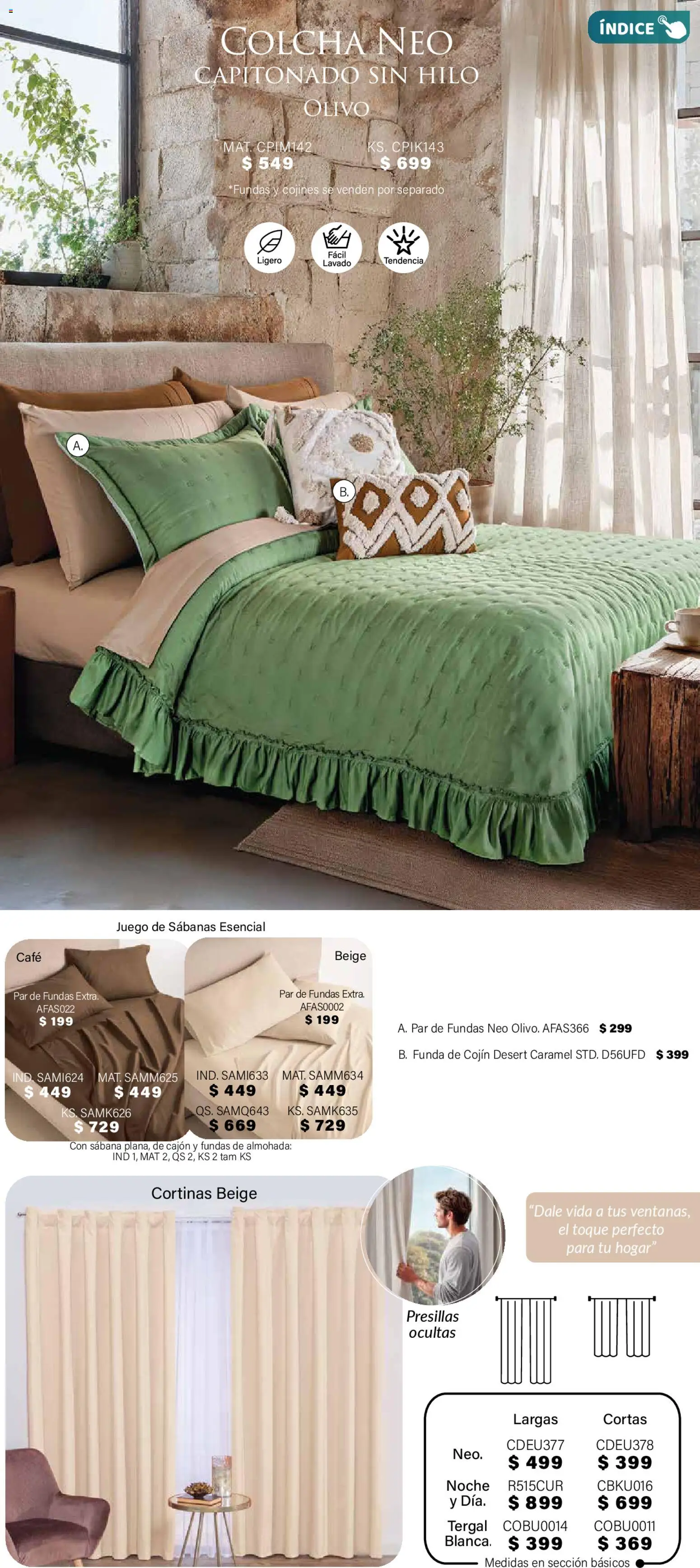 Nuevas ofertas de Colchas Concord válidas en toda la República Mexicana desde el 01.11.2025. ¡Encuentra las mejores ofertas en Colchas Concord Buen Fin! | Página: 66 | Productos: Juego, Funda, Almohada, Sabanas