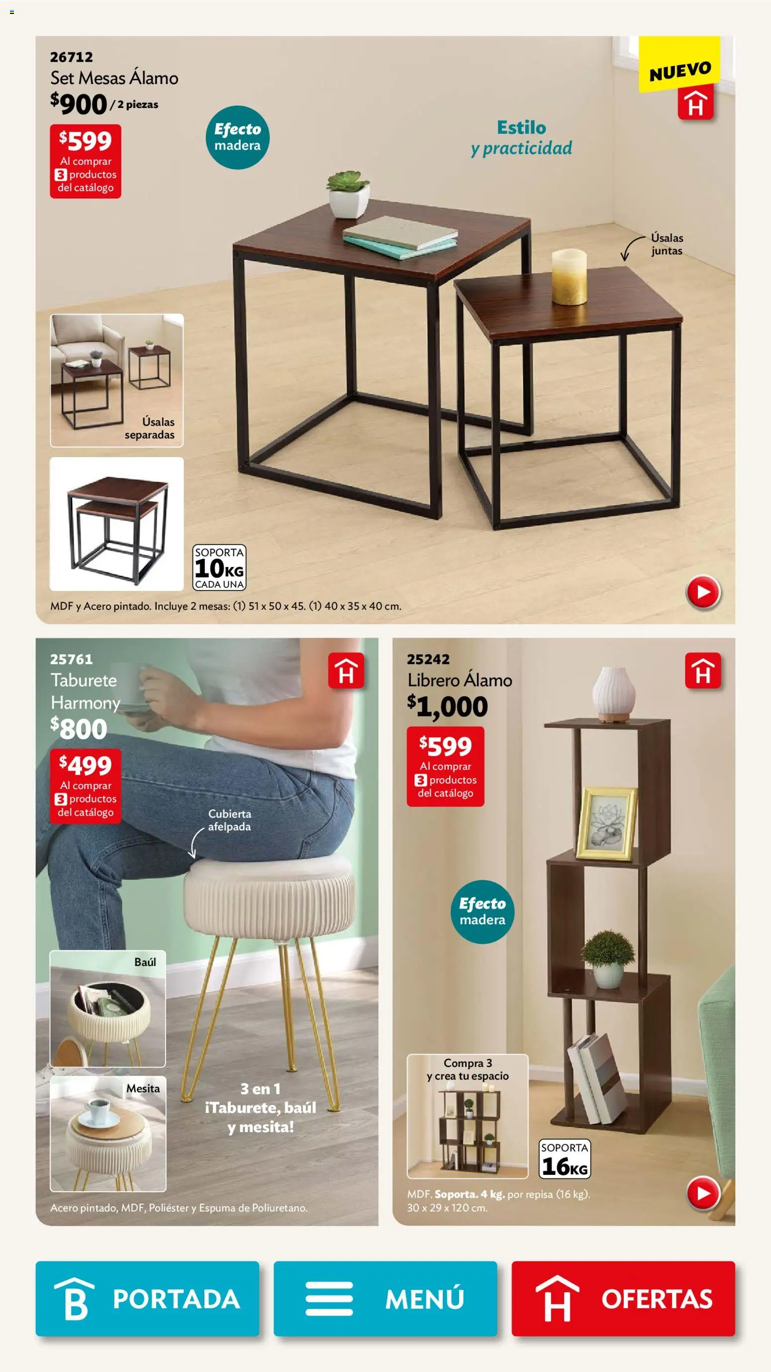 Nuevas ofertas de Betterware válidas en toda la República Mexicana desde el 05.01.2026. ¡Encuentra las mejores ofertas en Betterware campaña 1 2026! | Página: 13 | Productos: Repisa, Espuma