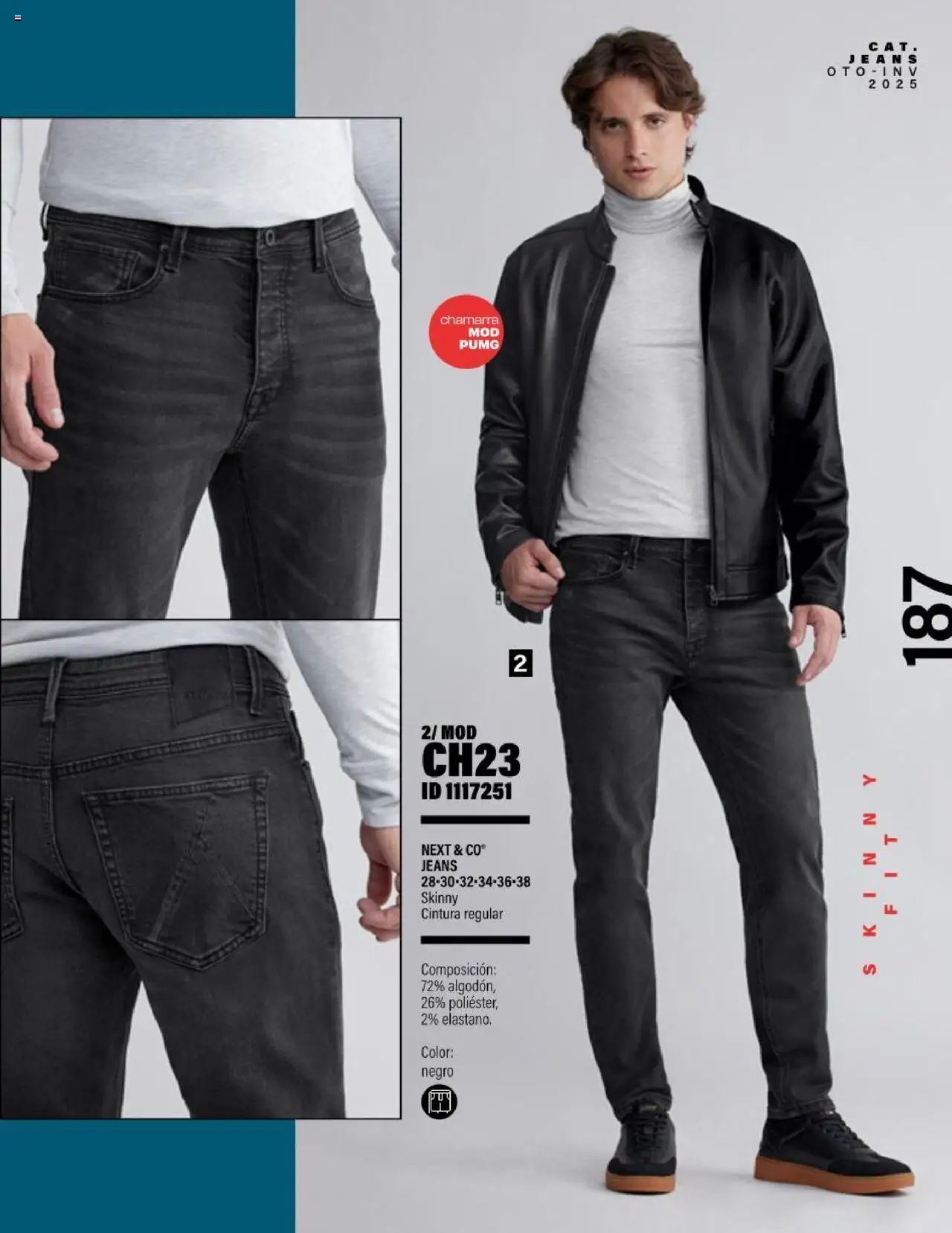 Nuevas ofertas de Price Shoes válidas en toda la República Mexicana desde el 05.08.2025. ¡Encuentra las mejores ofertas en Price Shoes - Catálogo Jeans ! | Página: 187 | Productos: Chamarra