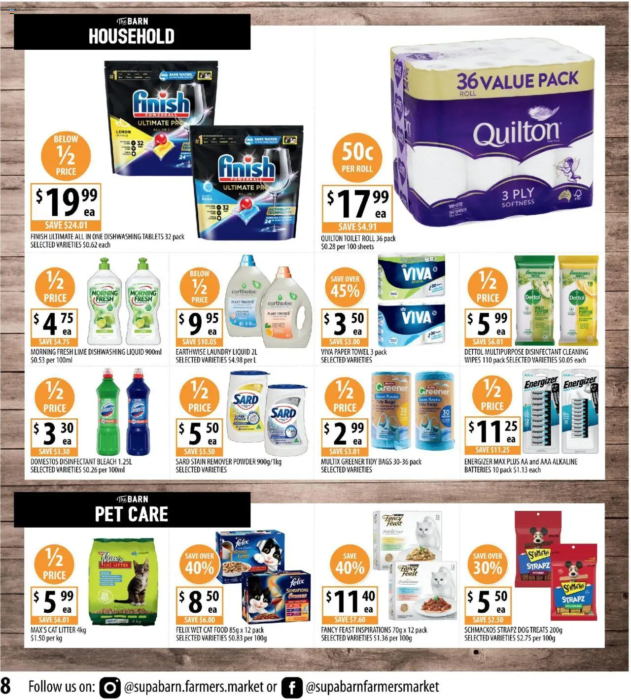 Supabarn catalogue - valid from 09.07.2025 | Page: 8 | Products: Toilet, Powder, Plant, Lemon