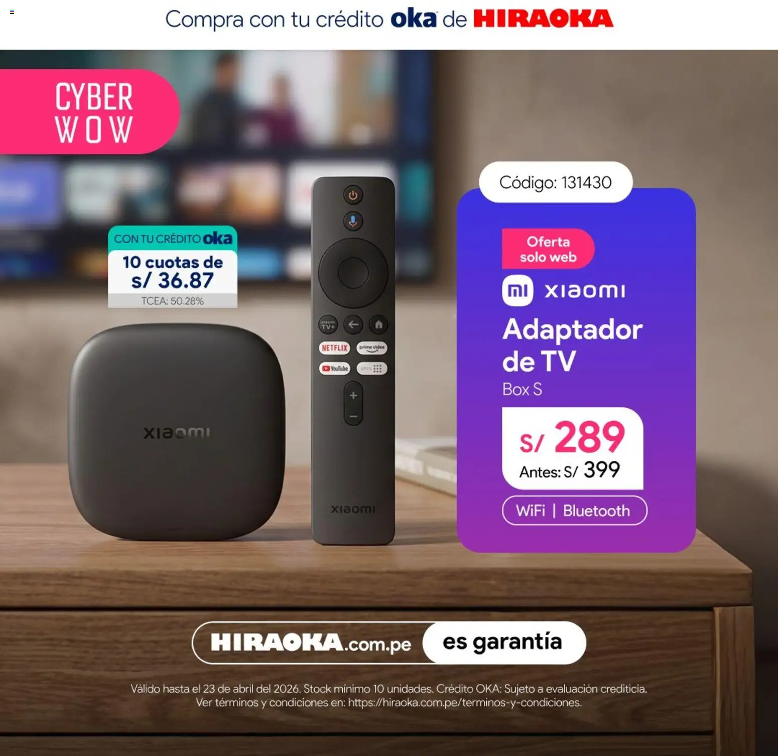 Catálogo Hiraoka válido desde 20.04.2026 | Página: 5 | Productos: Adaptador