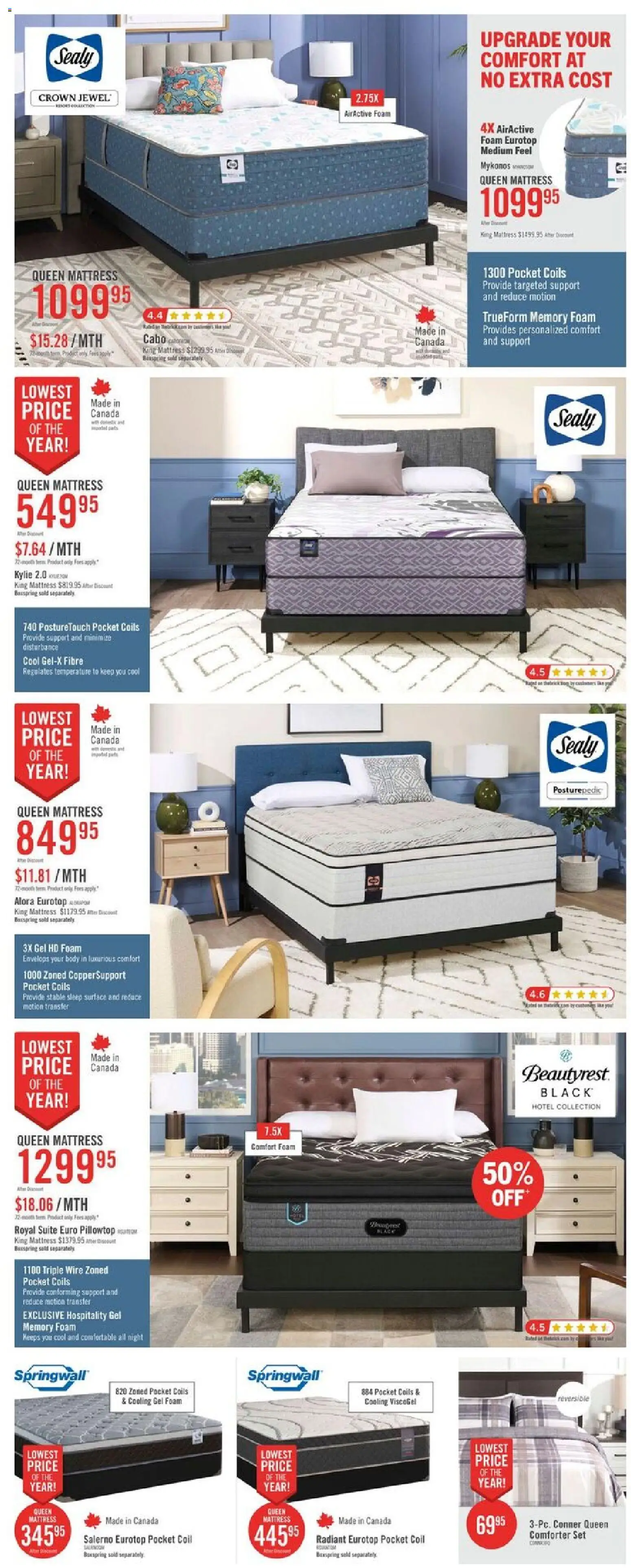 The Brick flyer valid from 23.10.2025 | Page: 11 | Products: Mattress
